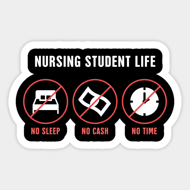 Nursing Student Life Sticker by MeatMan